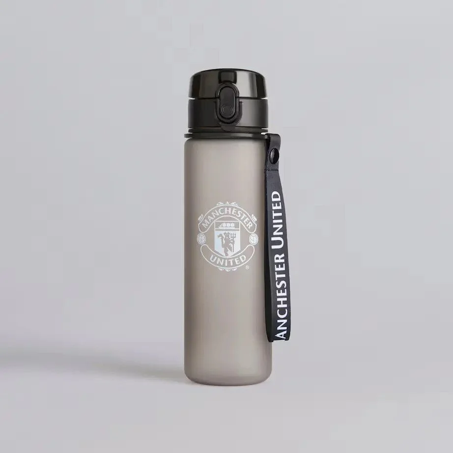 Manchester United Flip Top Plastic Bottle Black - £10.00
