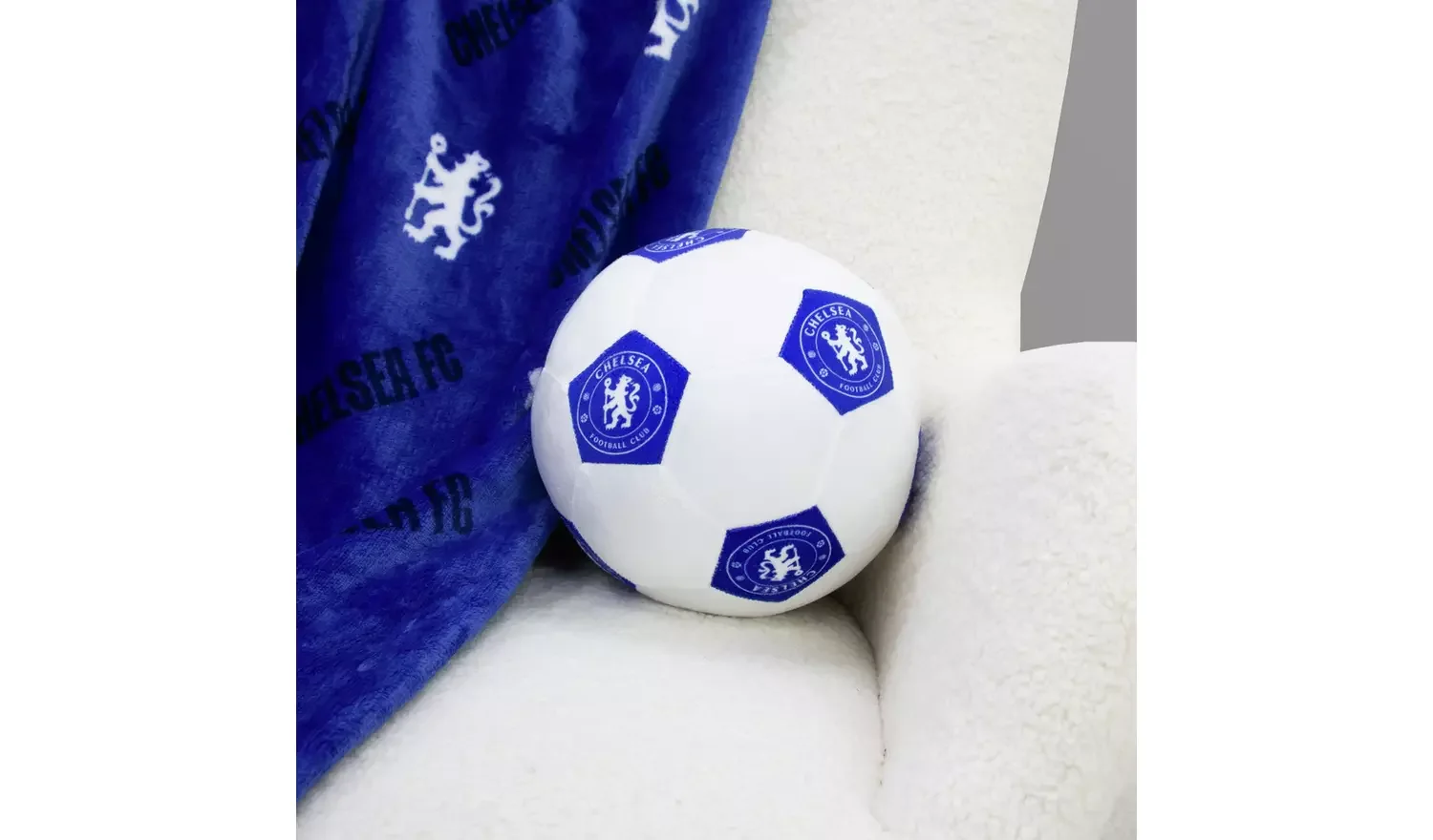 Chelsea FC Football Shaped Cushion
 £14.00  