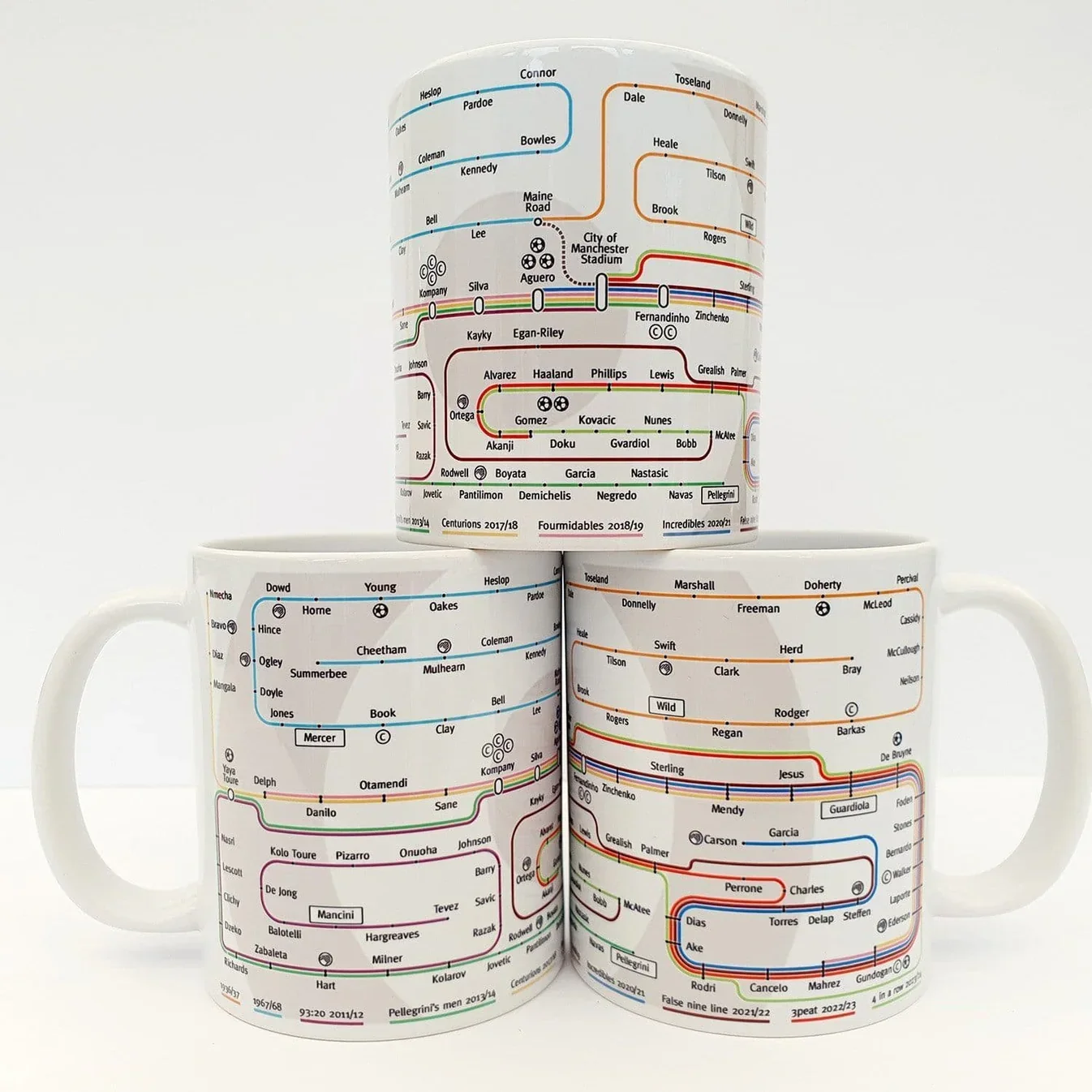 Manchester City Champions Map Mug
 £11.99  