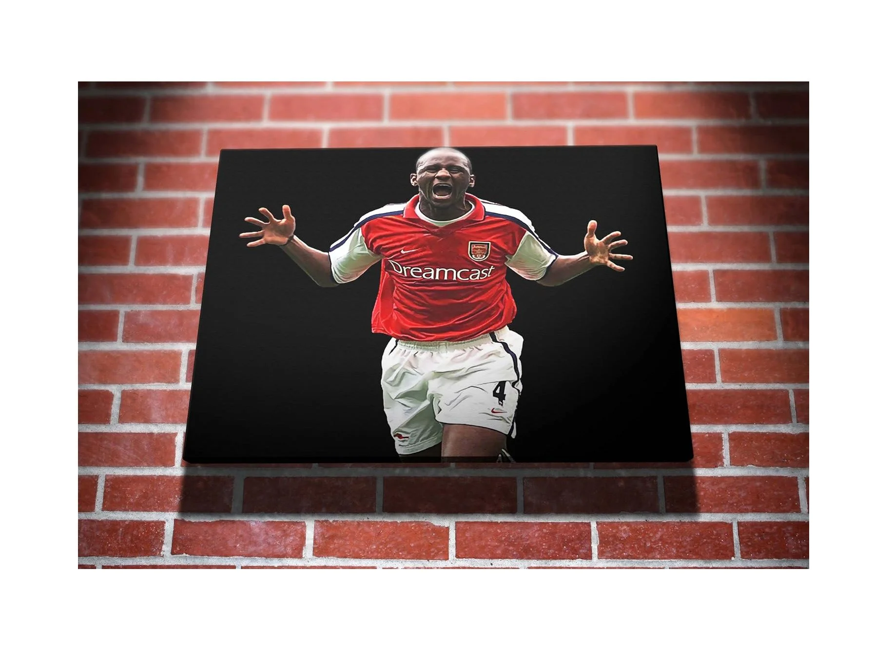 Patrick Viera Arsenal Football Gallery Framed Canvas Art Picture Print - £125.00