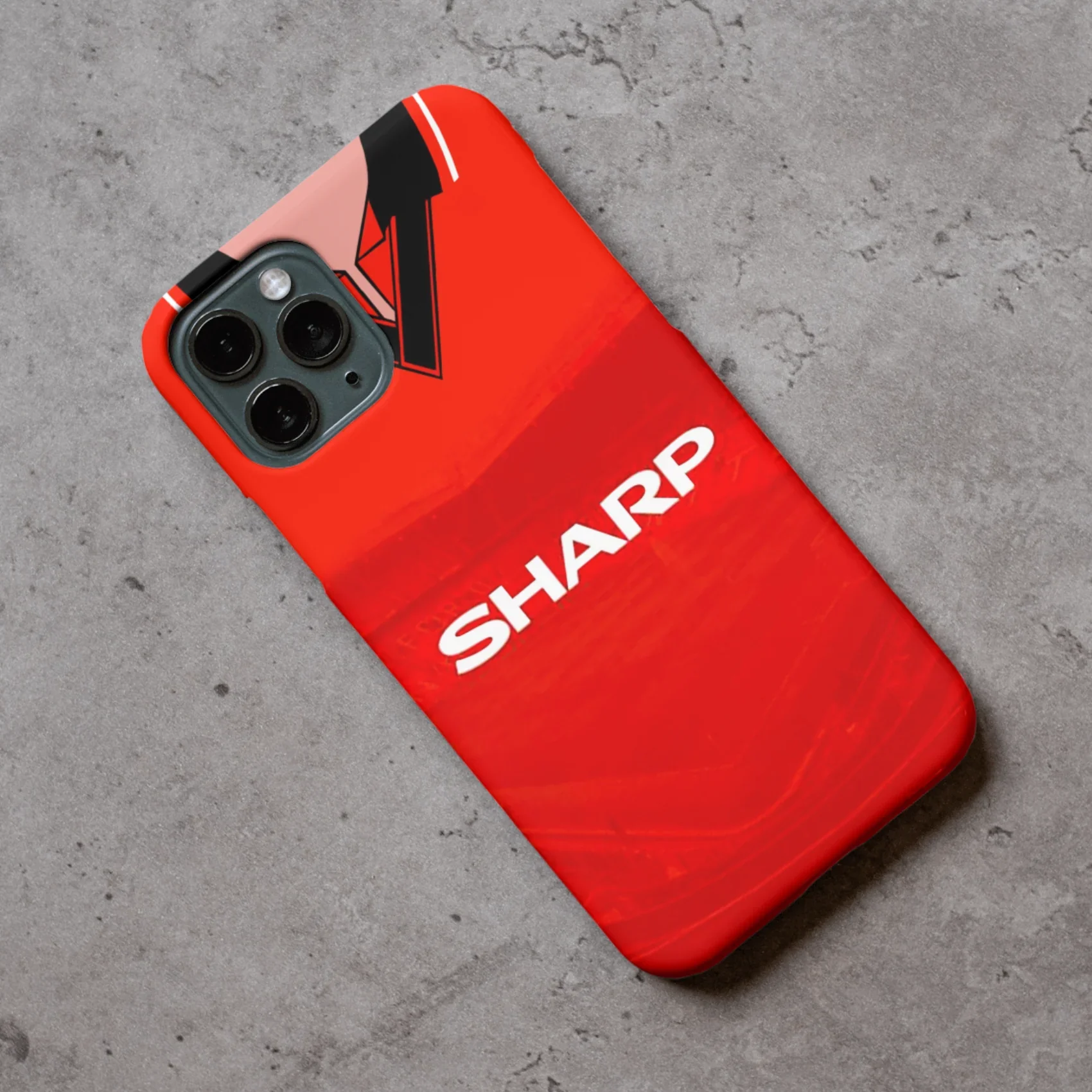 Man Utd Home Protective Premium Hard Rubber Silicone Phone Case Cover | Iphone & Samsung - £9.99