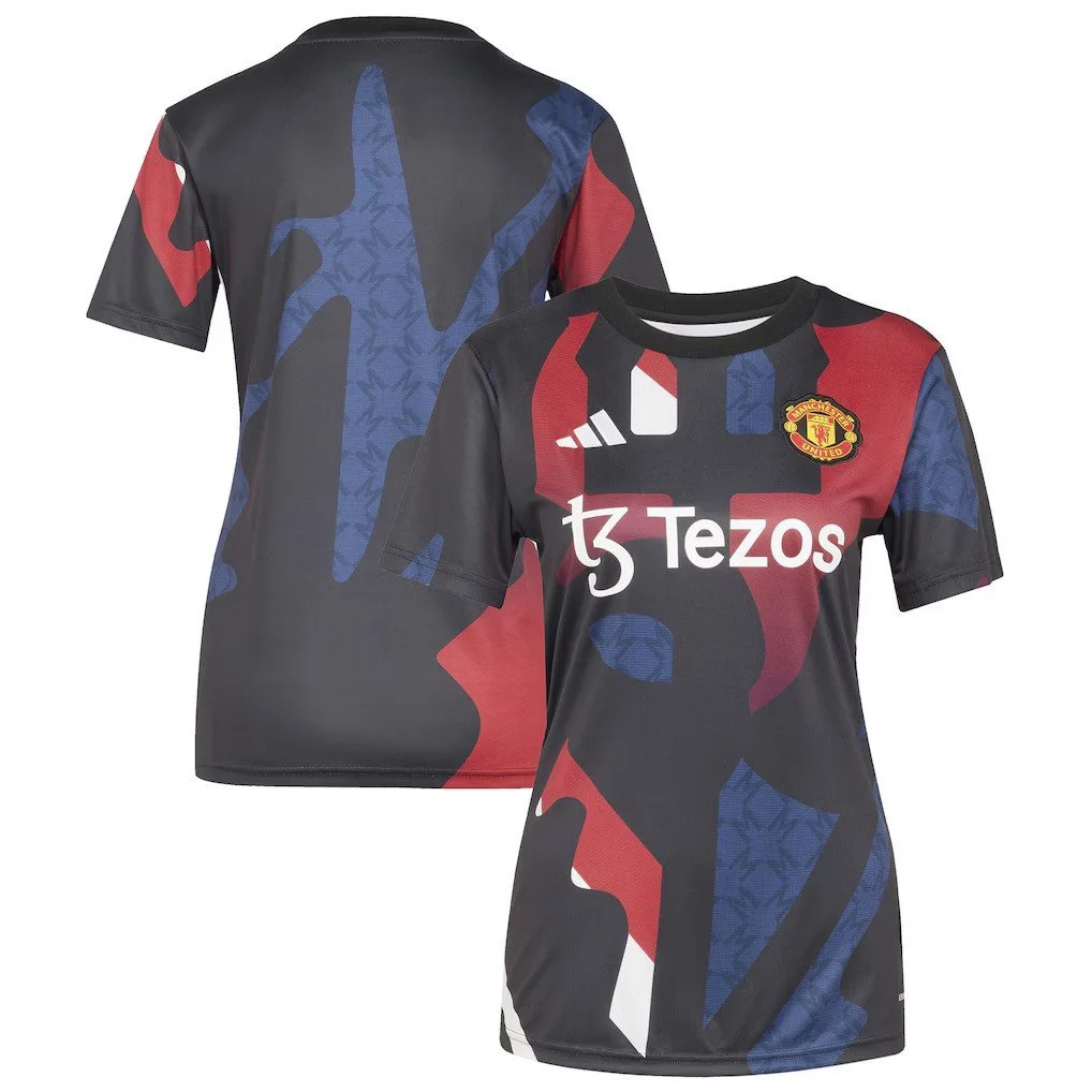 Manchester United adidas Pre Match Shirt Mashup - Womens - £60.00