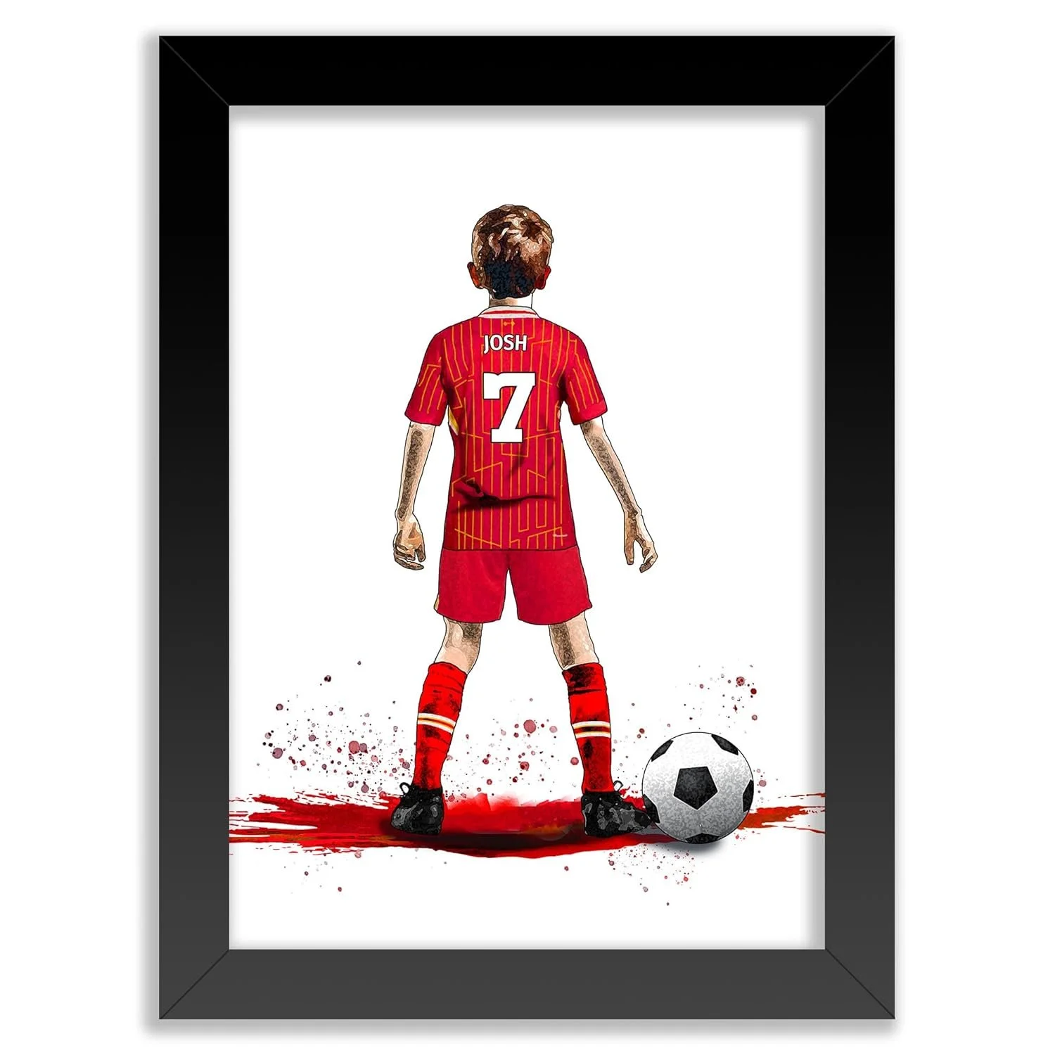 Personalised Liverpool FC Football Poster - £11.95
