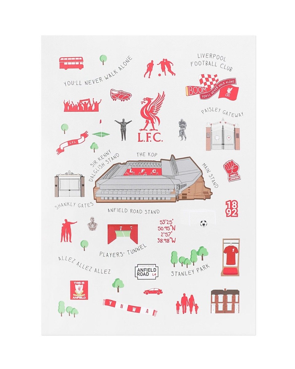 LFC Landmarks A3 Print - £25.00