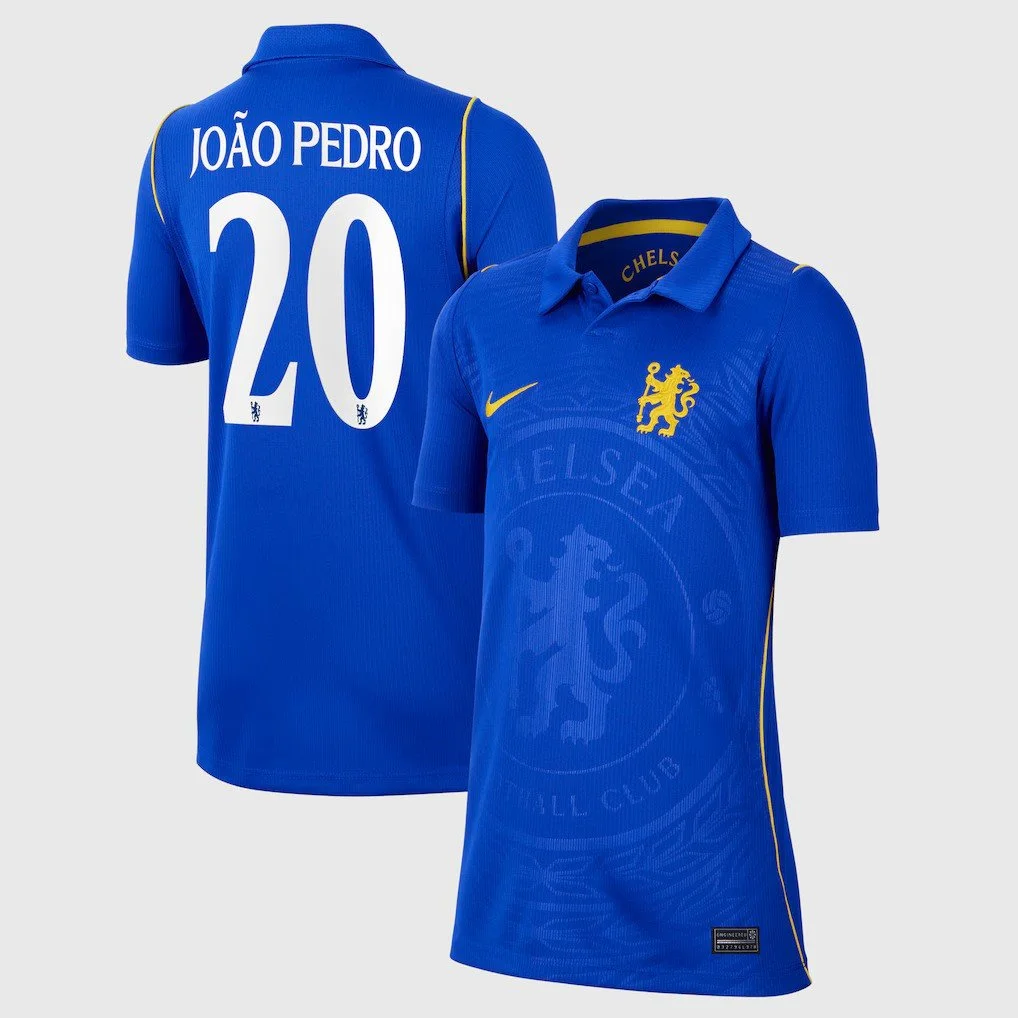 Chelsea FC Cup Nike Home Stadium Shirt 2026-27 - Kids João Pedro
 £79.99 