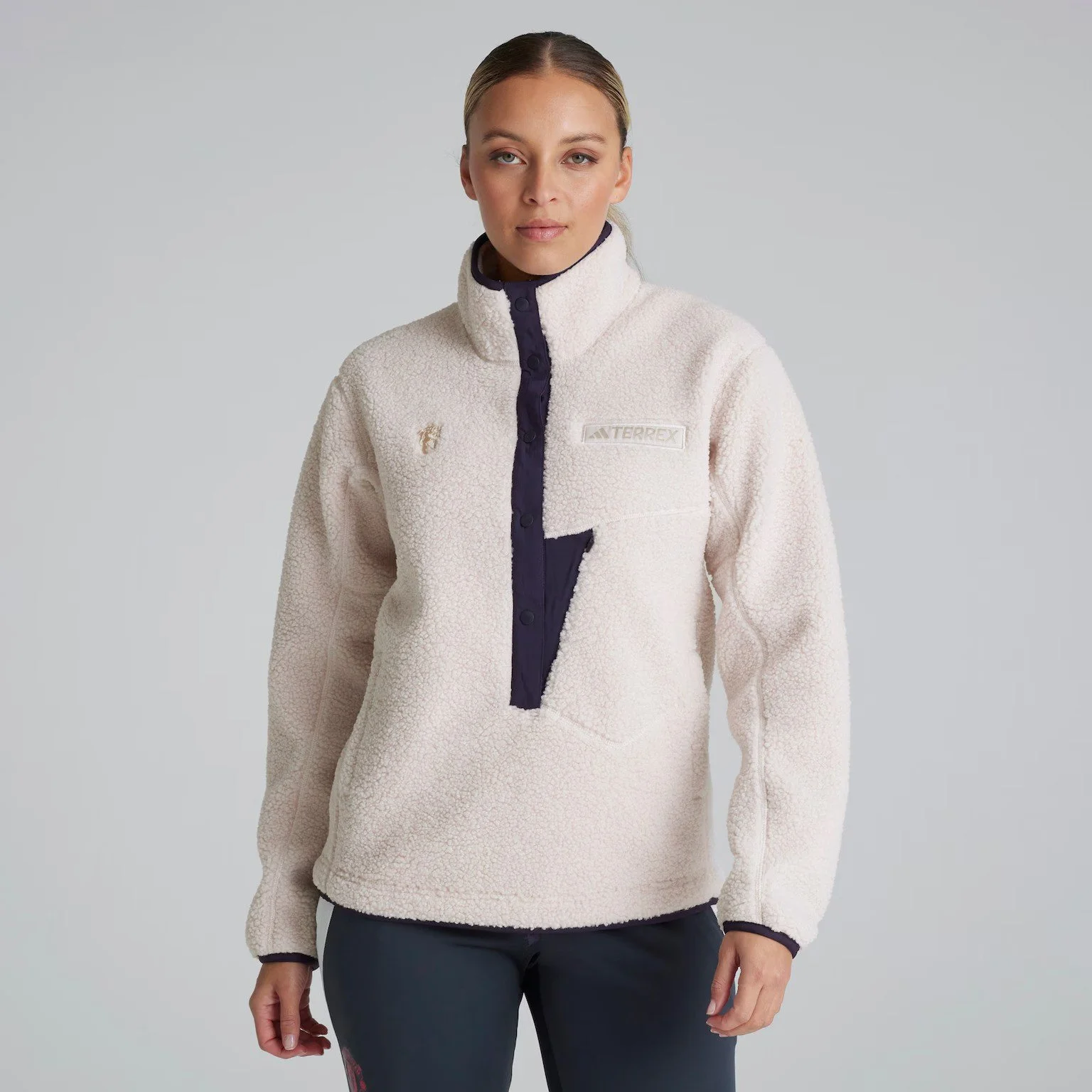 Manchester United Adidas Womens W XPL Pile Snap Cream - £110.00