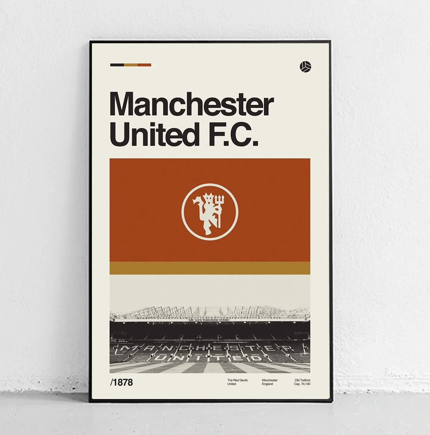 Manchester United FC (12ins x 18ins) Framed - £53.00 