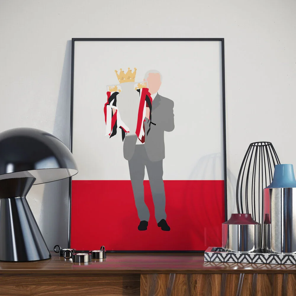 Alex Ferguson A4 Framed Print - £45.00