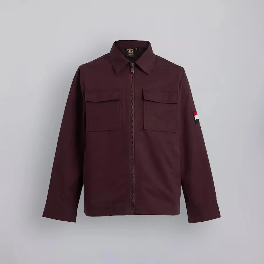 Manchester United Kids Overshirt Burgundy - £35.00