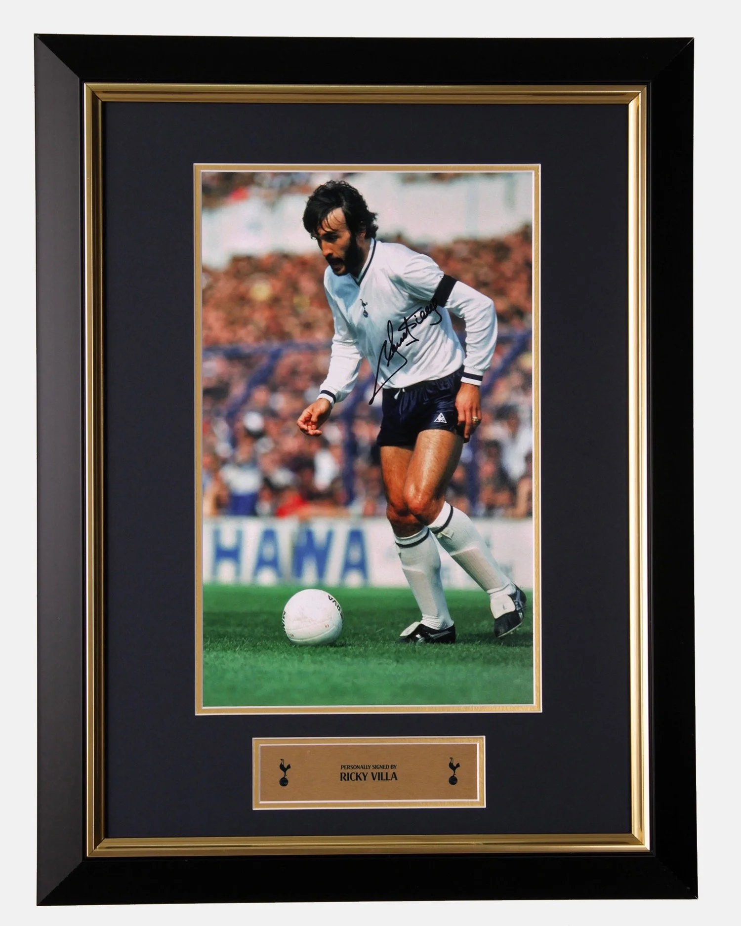 Spurs Signed Ricky Villa Tottenham Hotspur Framed Photo - £250
