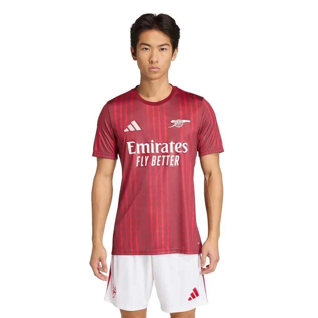 Arsenal adidas Pre Match Top - Burgundy - £60.00