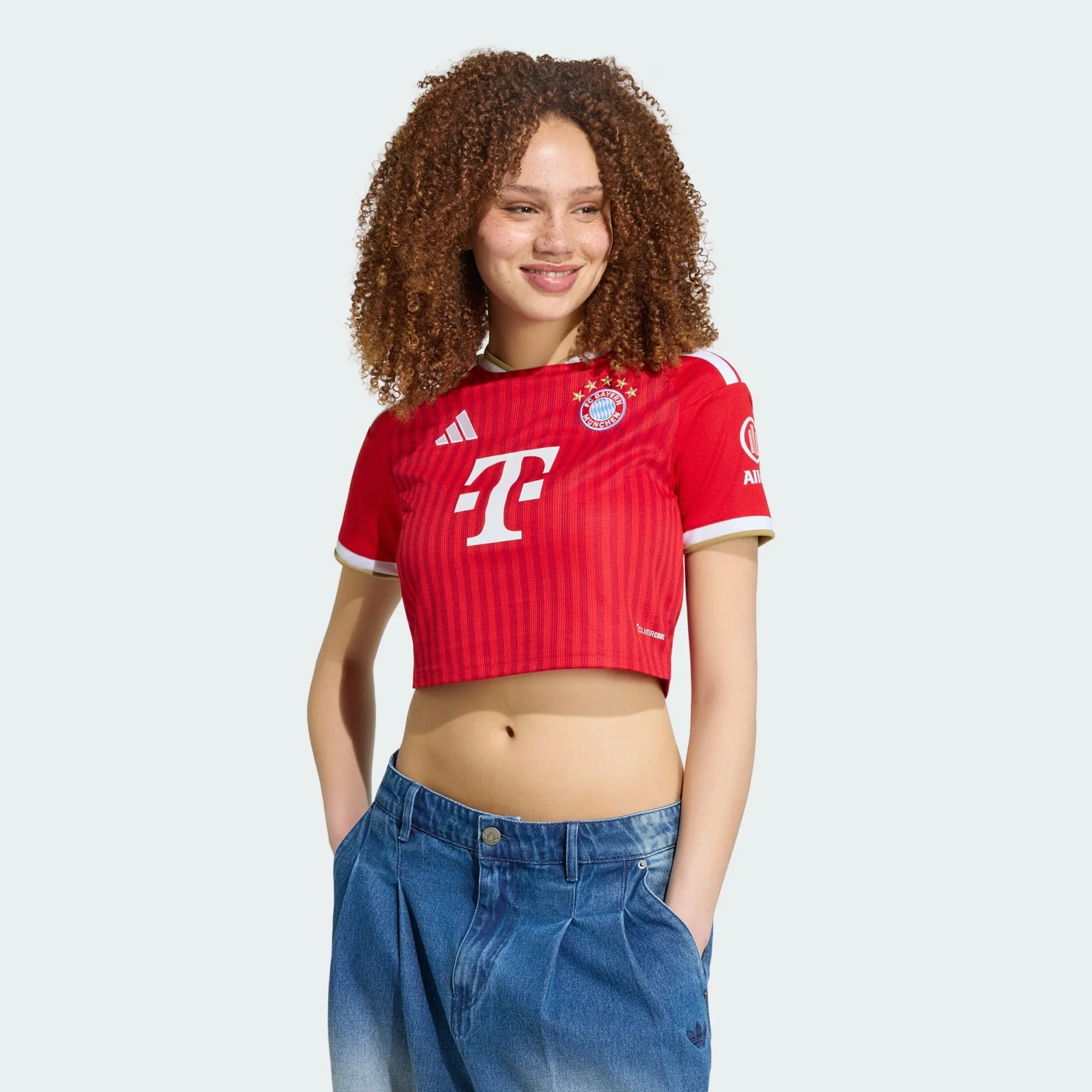 FC Bayern adidas Women's Cropped Home Shirt 2026-27
 £75.00 