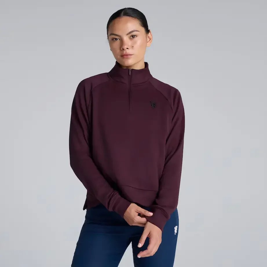 Manchester United x adidas Womens Golf Ultimate 365 Quarter-Zip Maroon
 £75.00 