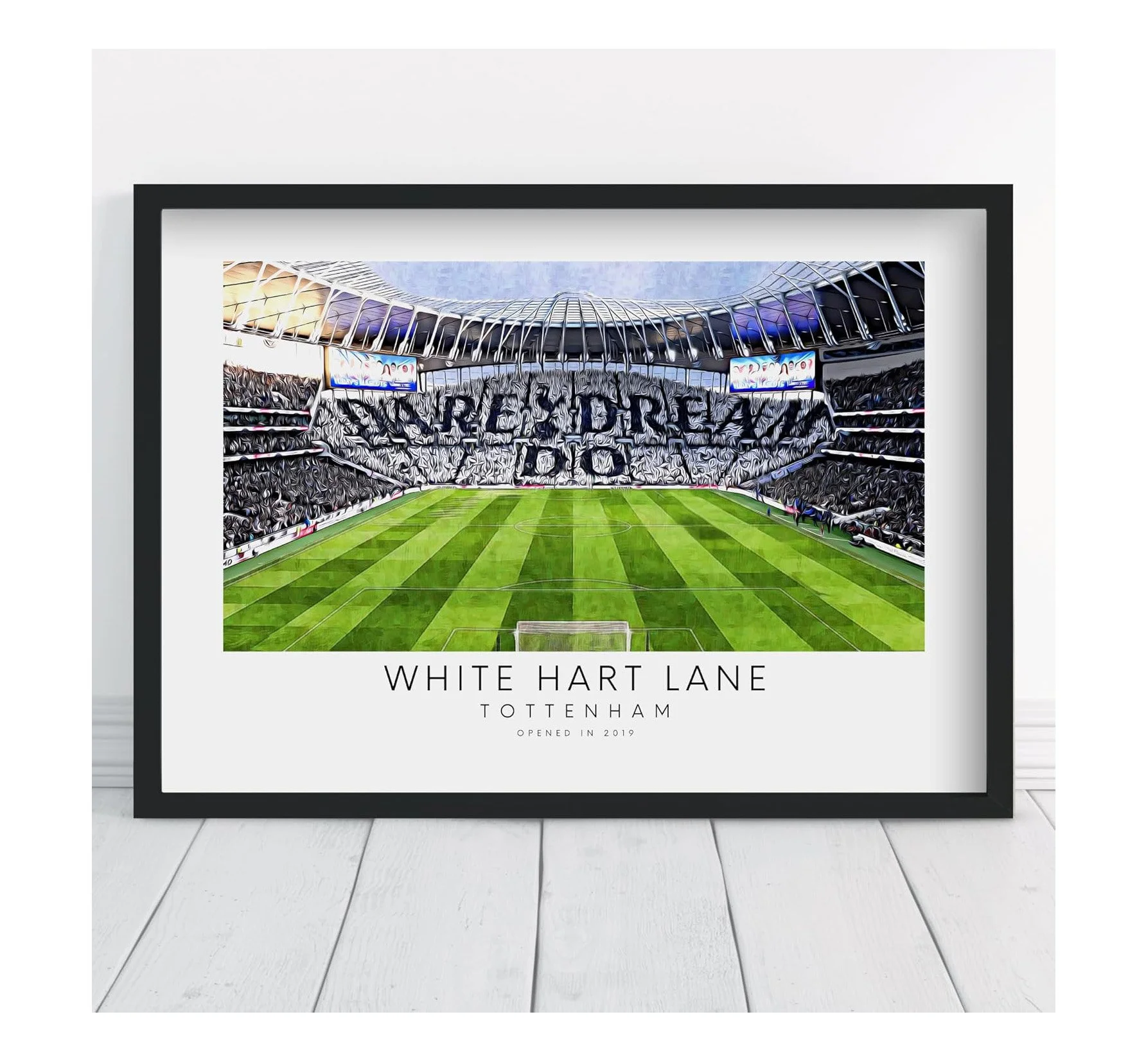 Tottenham Hotspur FC Stadium | A3 Framed Art Print - £42.99