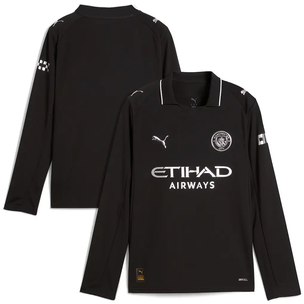 Manchester City FC PUMA Away Shirt 2025-26 - Long Sleeve - Kids
 £45.50 