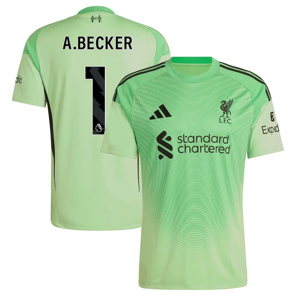 Liverpool adidas Home Goalkeeper Shirt 2025-26 | Kids A. Becker - £37.50