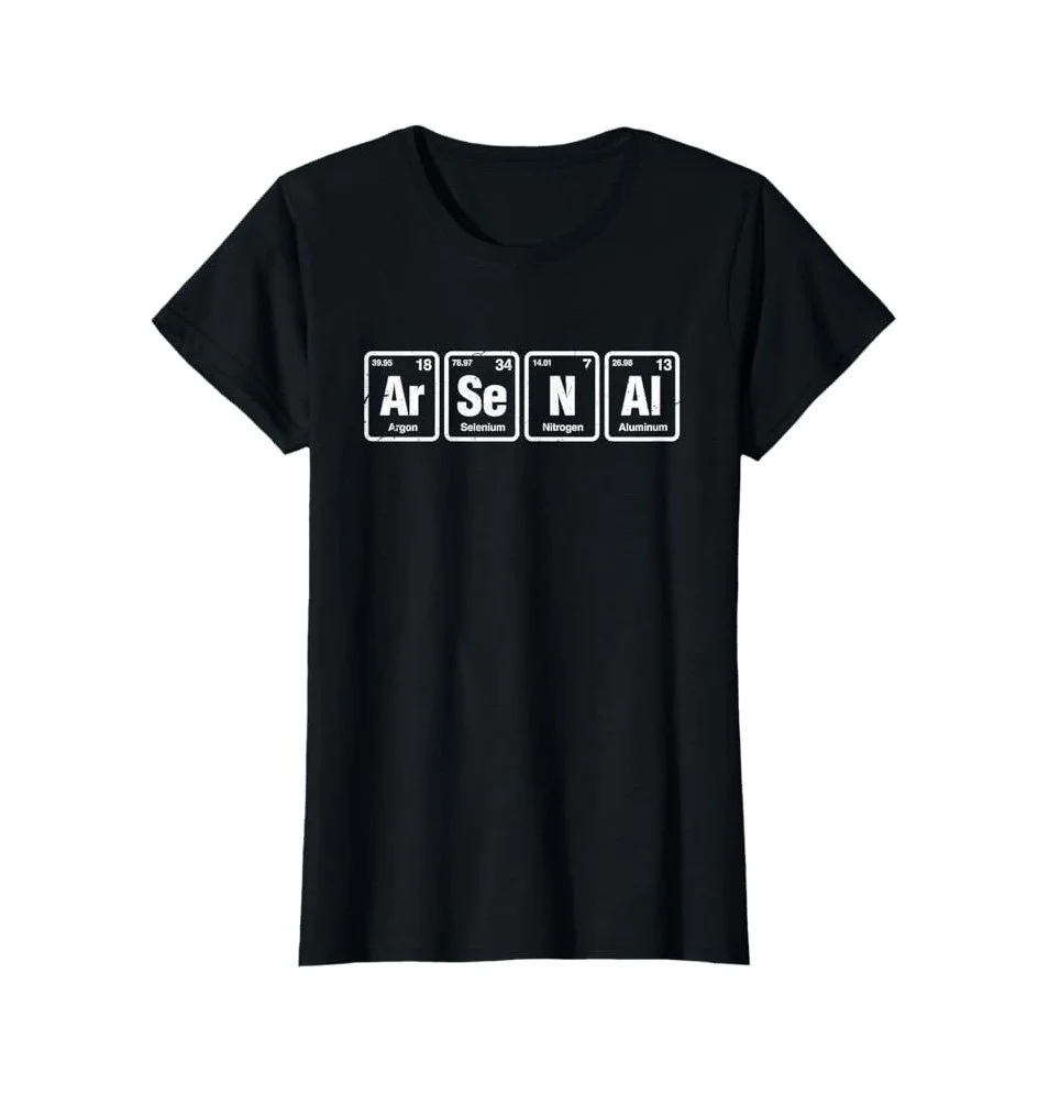 Arsenal Ar-Se-N-Al Funny Periodic Table Elements Chemistry T-Shirt - £14.29