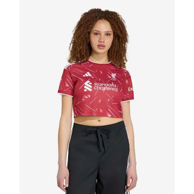 Liverpool FC adidas Womens 26/27 Home Crop Jersey
 £75.00  