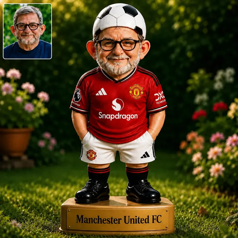 Personalised Manchester United FC Acrylic Plaque Stake Gnome 20cm
 £20.50 
