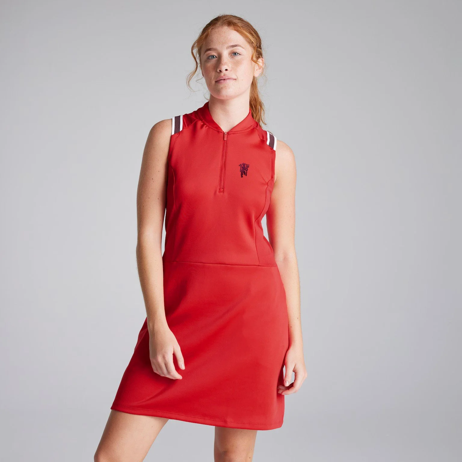 Manchester United x adidas Womens Golf Ultimate365 Racerback Dress Red - £80.00