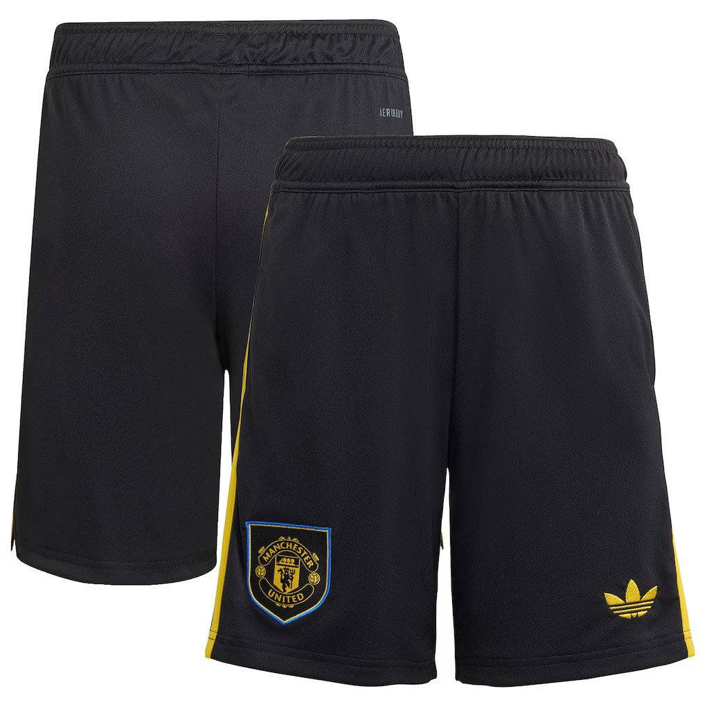 Manchester United adidas Third Shorts 2025-26 - Kids - £22.50