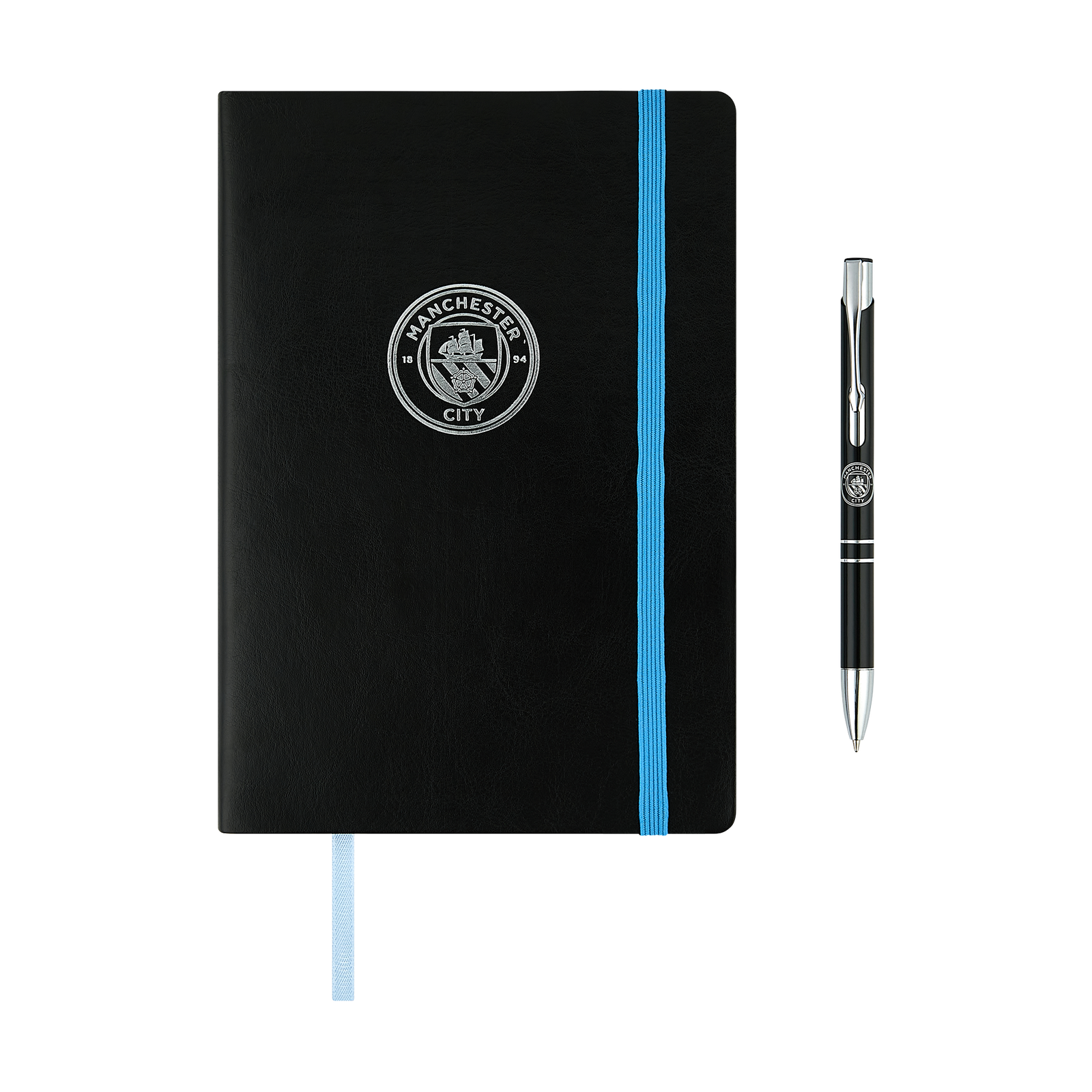 Manchester City A5 Notebook & Pen Set - £12.00