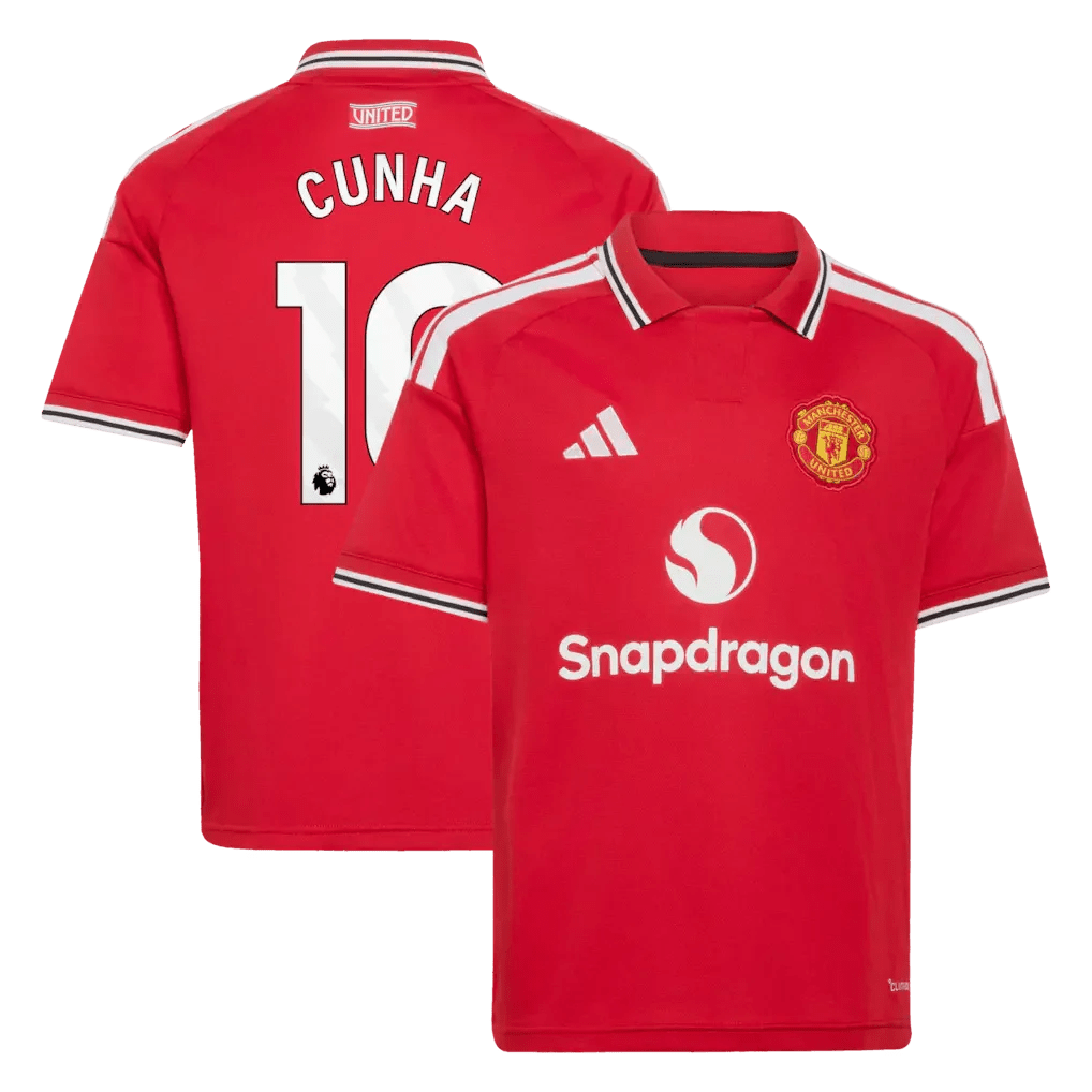 Manchester United adidas Home Shirt 2026-27 - Kids Cunha
 £75.00 