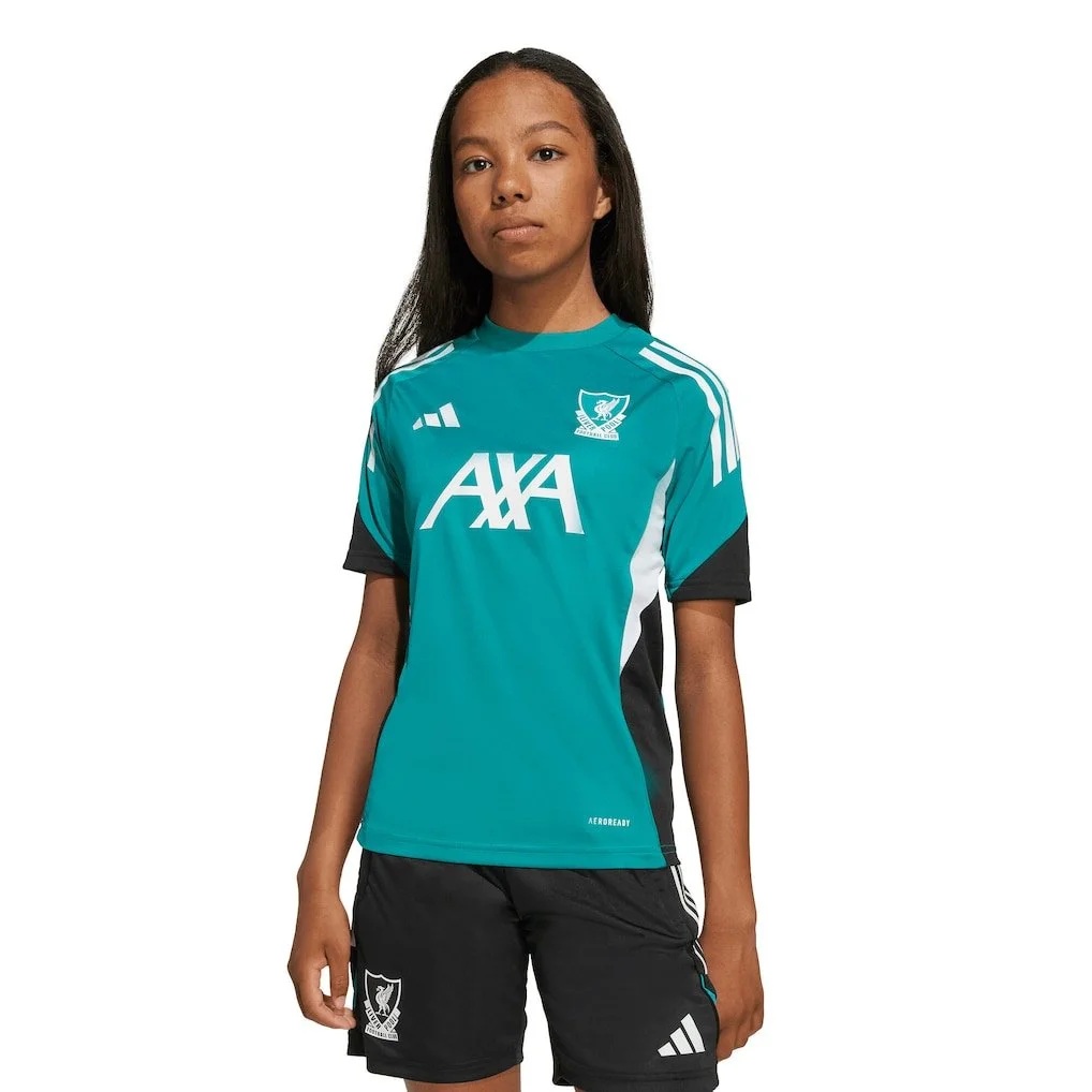 Liverpool adidas Training Jersey - Green - Kids - £35.00