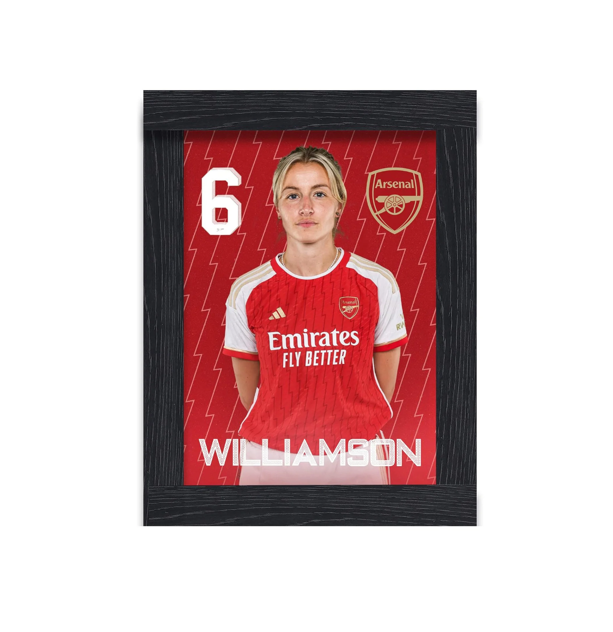 Arsenal FC Leah Williamson 23/24 A4 Framed - £20.00