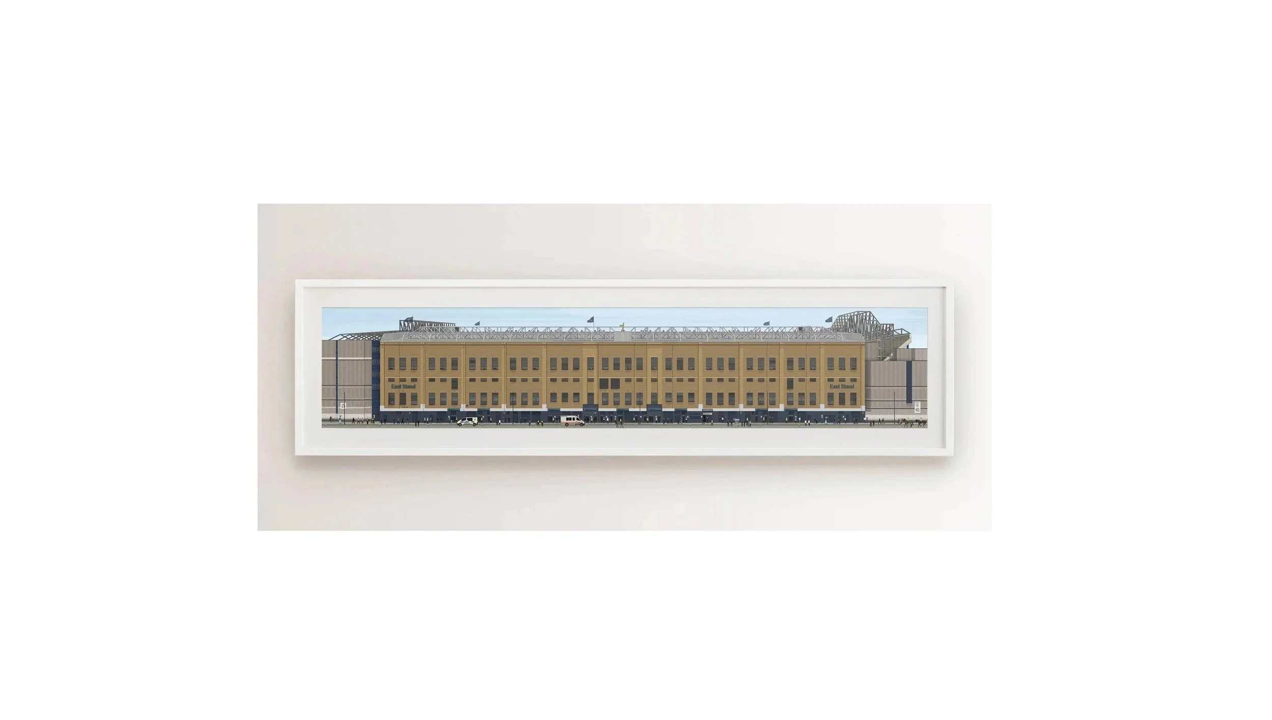 Old White Hart Lane | Tottenham Hotspur FC | D Griffin Art | 83cm x 16cm Art Print - £30.00