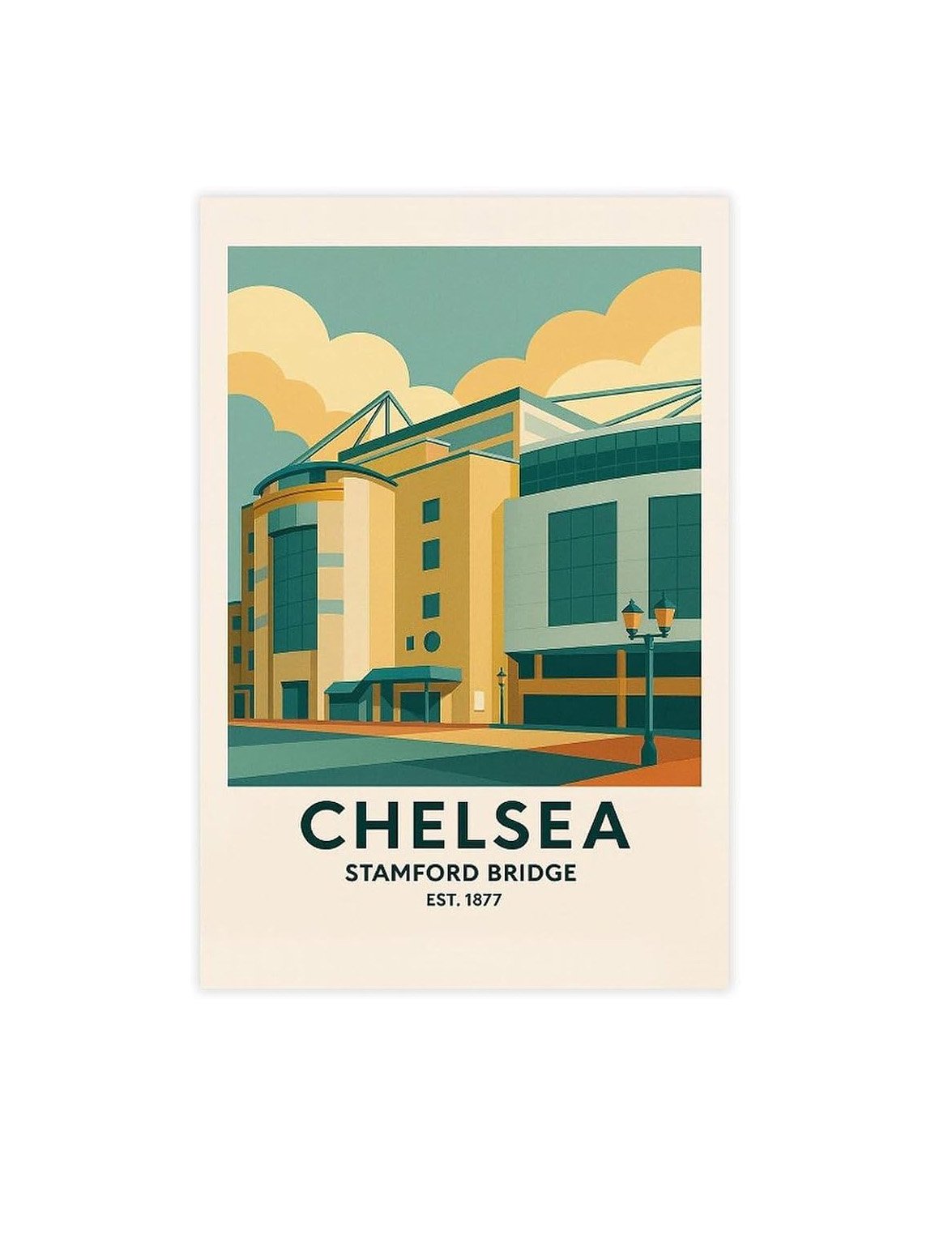 Chelsea Stamford Bridge Stadium Canvas Poster 20L x 30W cm 
 £14.50 