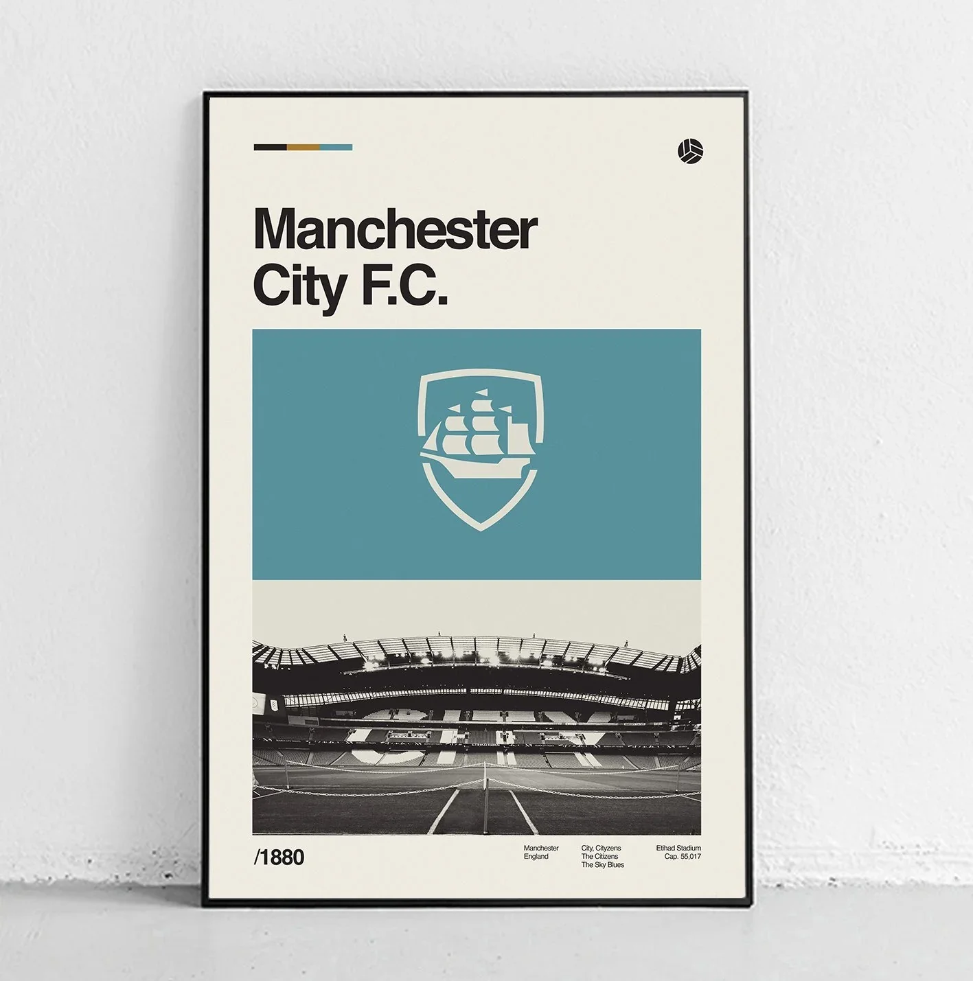 Manchester City F.C. 16ins x 24ins Framed - £84.00