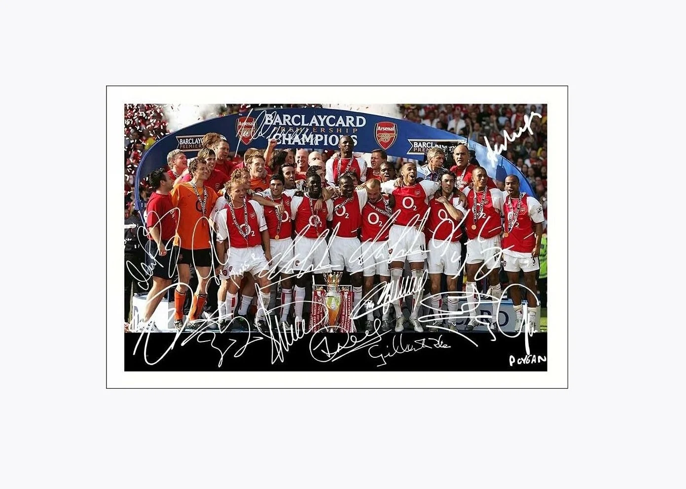 Arsenal Invincibles Team Multi Signed 12x8 Inch Photo Print - £19.99