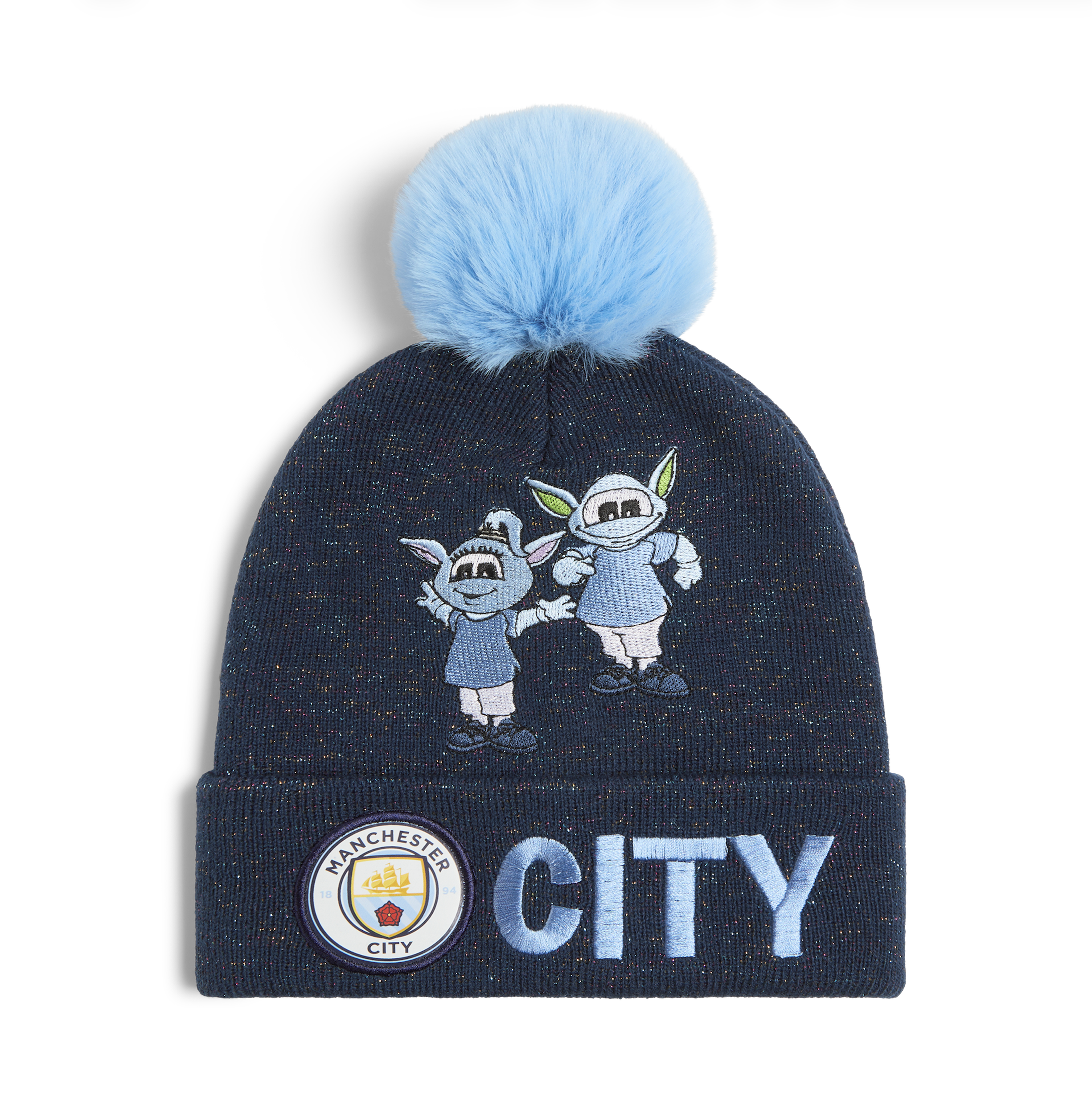 Manchester City Kids Mascot Glitter Beanie
 £12.00  