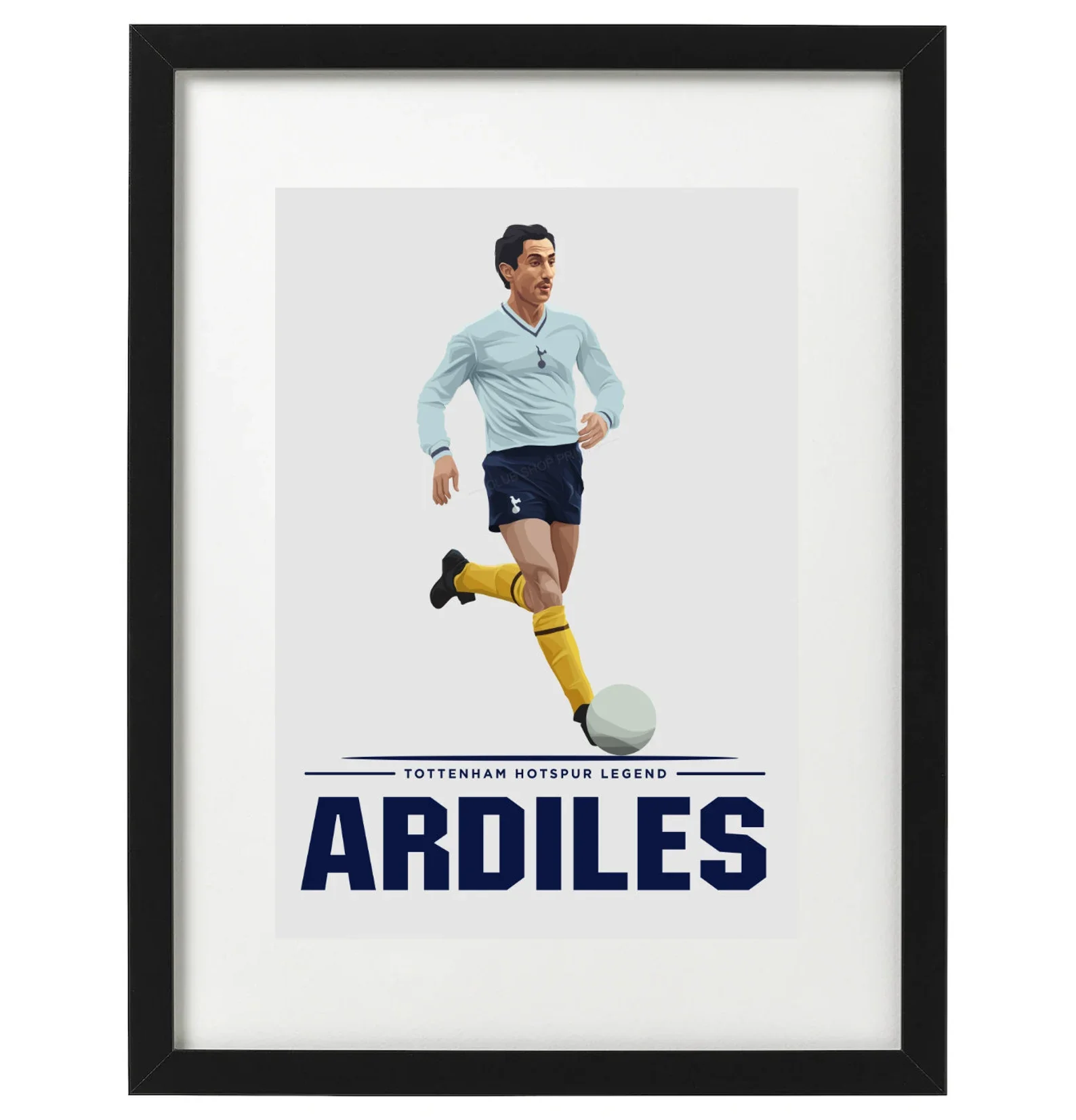 Ossie Ardiles Tottenham Hotspur FC | A3 Art Print - £15.99