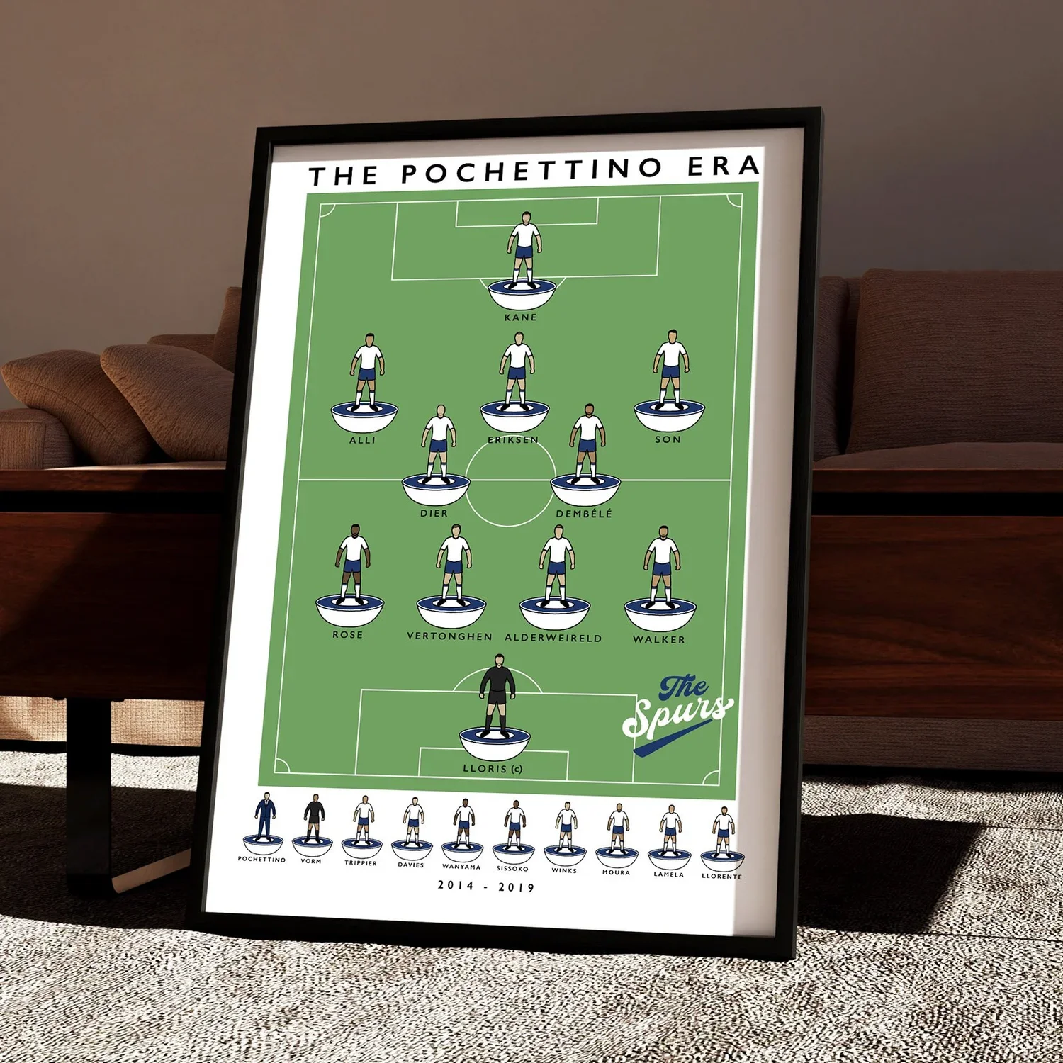 Tottenham Pochettino Era Poster A4 Framed
 £35.00 