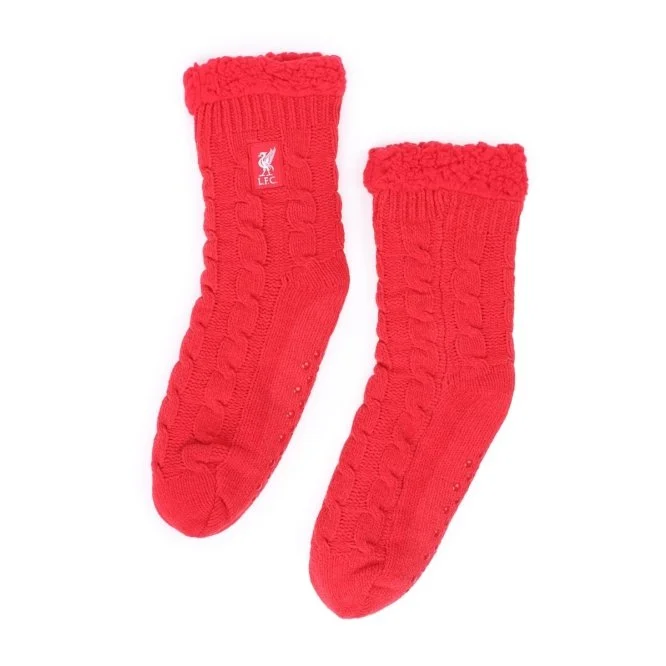 LFC Adult Slipper Socks Red - £15.00
