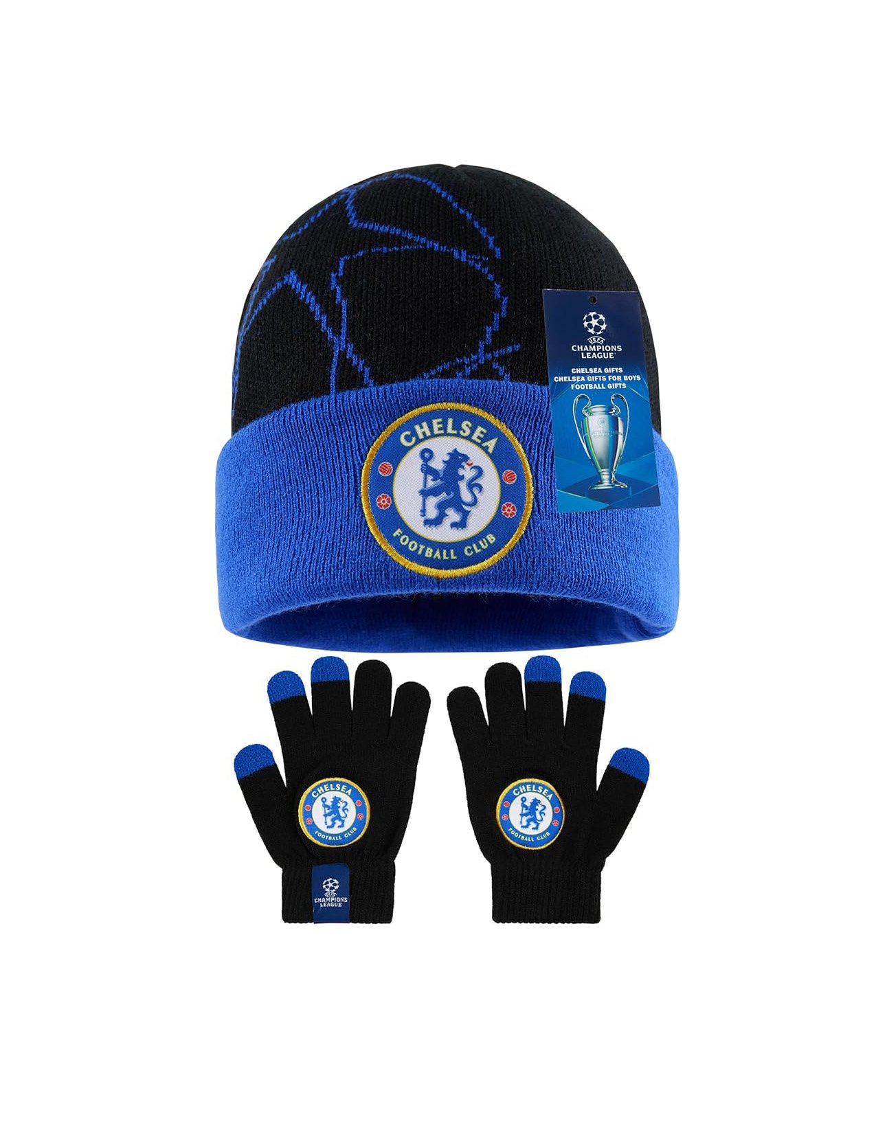 Get Trend Chelsea FC Beanie Hat & Winter Gloves Set
 £13.49 
