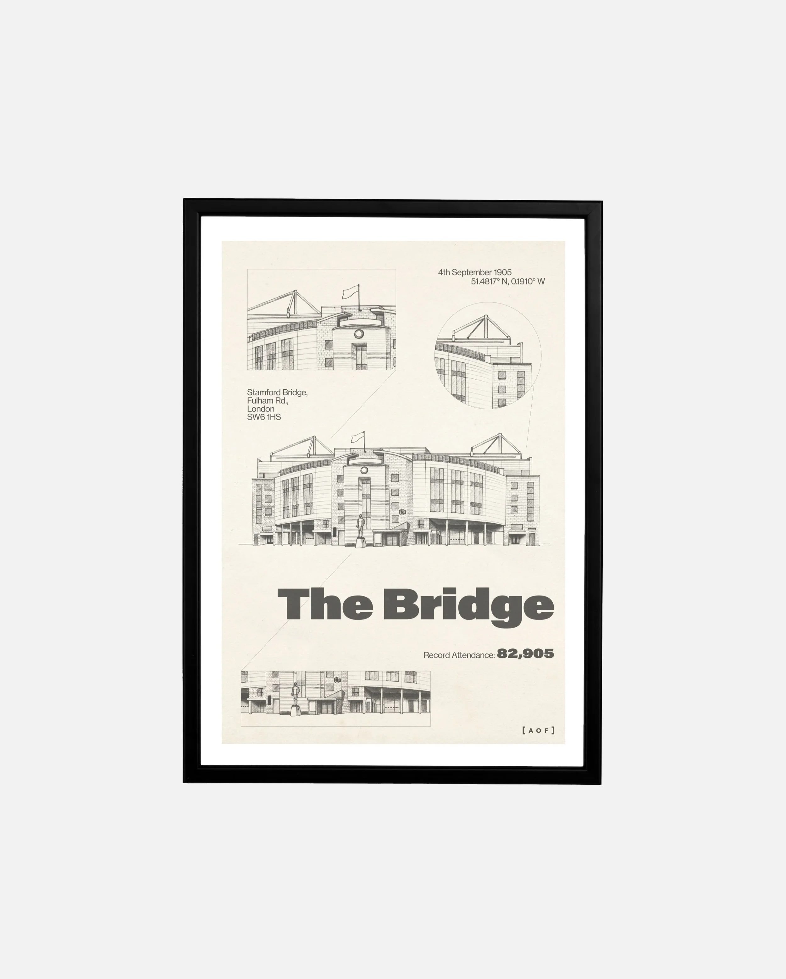 The Bridge Blueprint A4 Unframed
 £24.00 