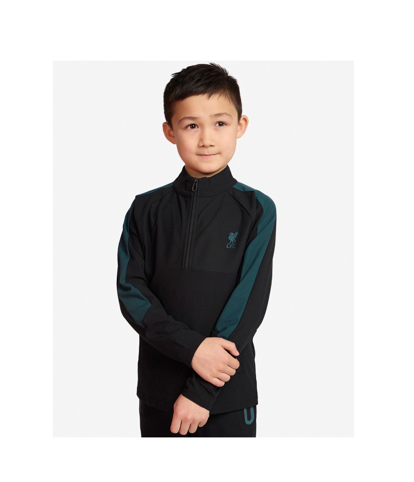 LFC Juniors Zip Through Top Black - £25.00