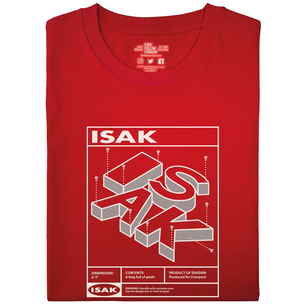 Liverpool Isak inspired red t-shirt - £35.00