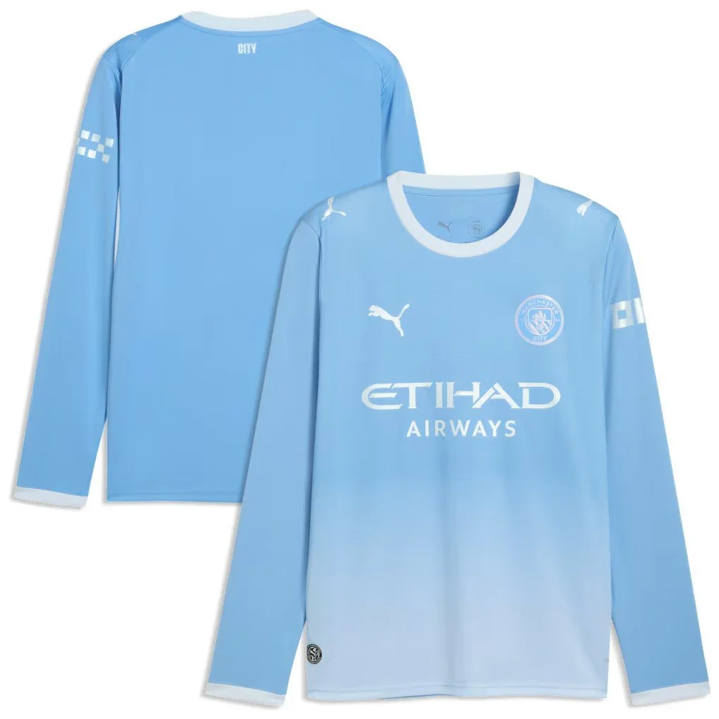 Manchester City PUMA Home Shirt 2026-27 - Long Sleeve 
 £90.00 
