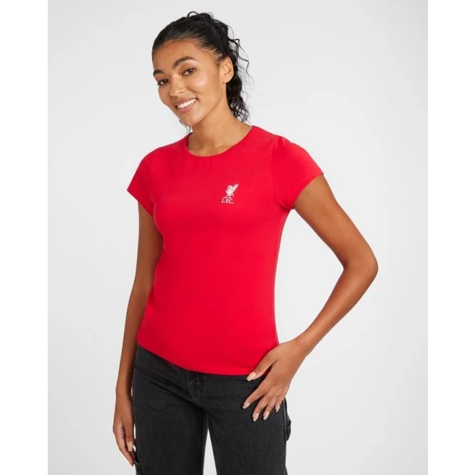 Liverpool FC Womens Liverbird Red Tee - £20.00