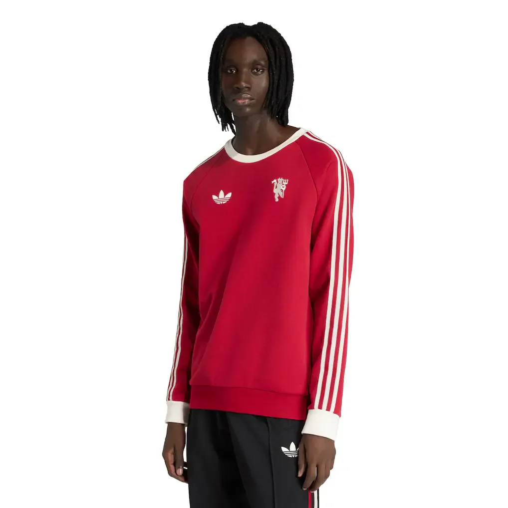 Manchester United adidas Originals Crew Sweater - Red
 £70.00 