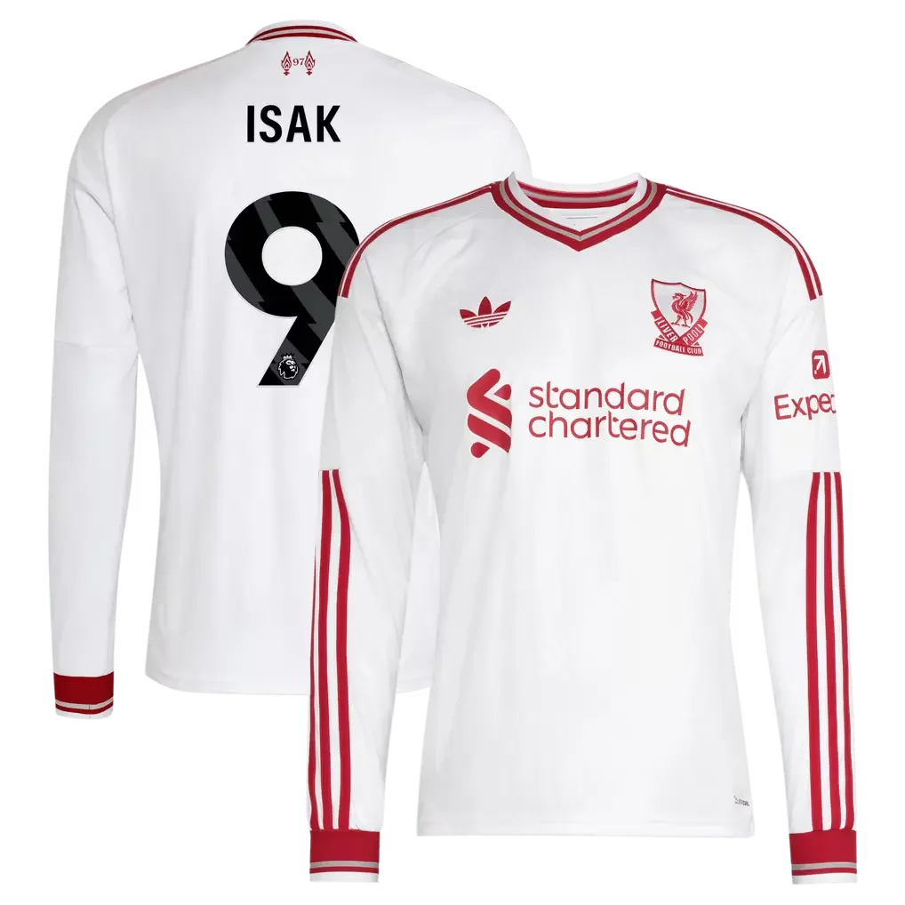 Liverpool adidas Away Shirt 2026-27 - Kids - L/S Isak 9
 £80.00 