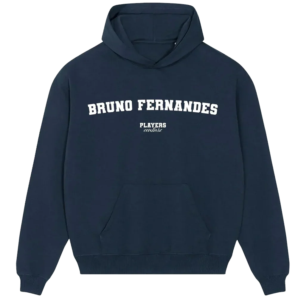 Bruno Fernandes Logo Men's Hoodie Navy Blue
 £50.00 