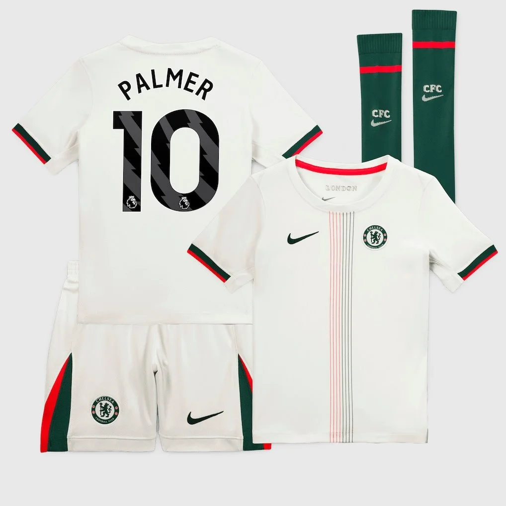Chelsea Nike Away Stadium MiniKit 2025-26 - Little Kids with Palmer 10 Printing - £69.99