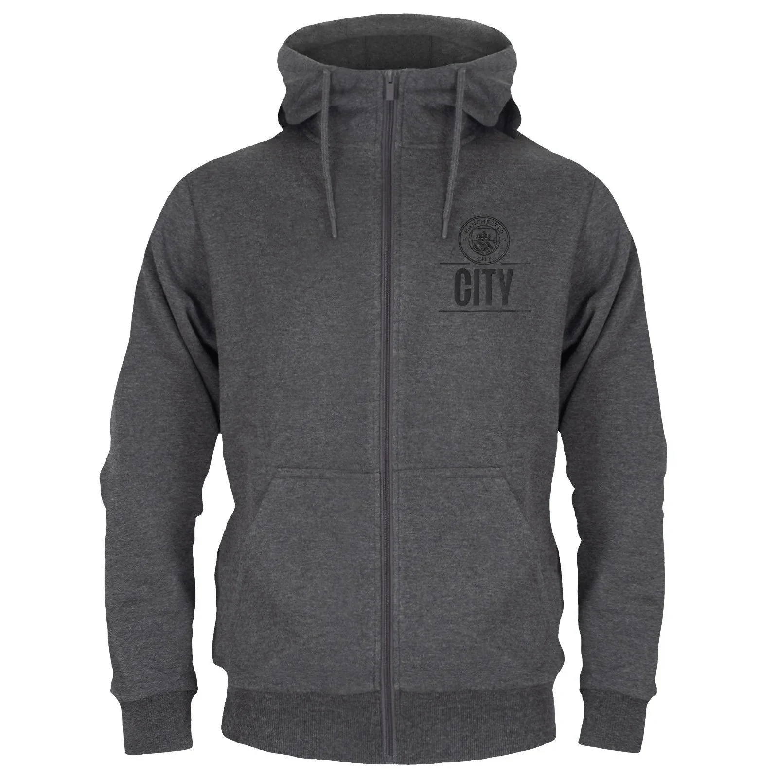 Manchester City FC Mens Zip Hoodie - £39.99
