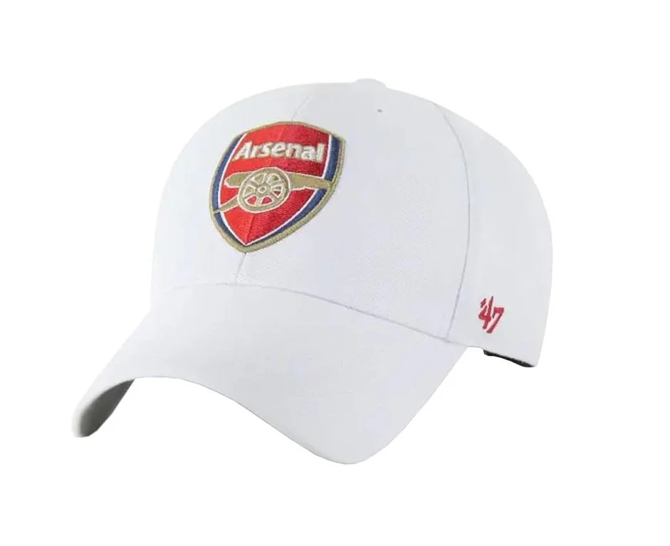 47 Brand Curved Snapback Cap | FC Arsenal London White - £24.28