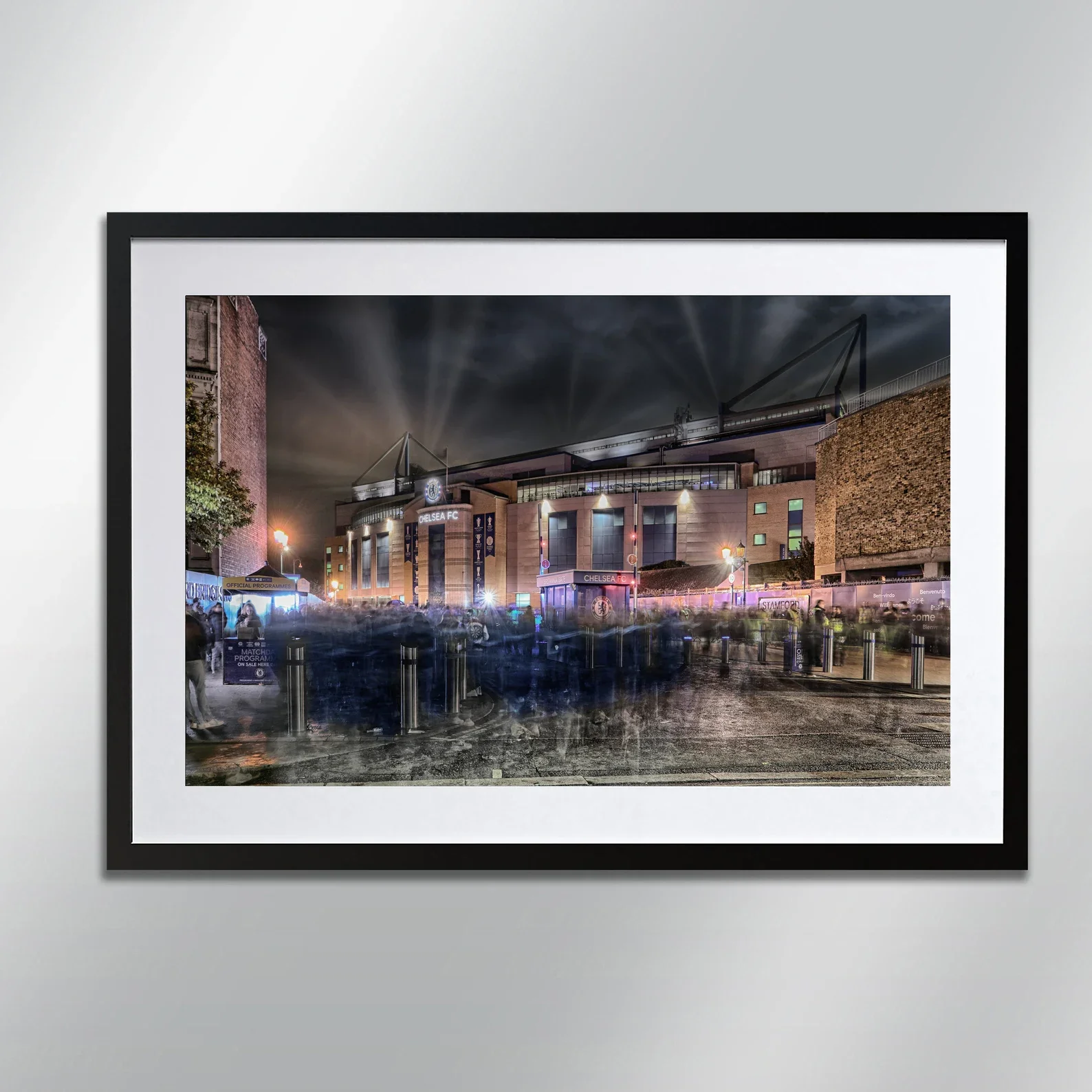 Chelsea FC Stamford Bridge, signed print | Framed 72cm x 52cm - £126.00